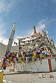 Ladakh - Chang-la, the 3rd highest pass in the world with the characteristc prayer flags